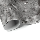 PHOTO OF MOON SURFACE GESCHENKPAPIER (Rolleneckpunkt)