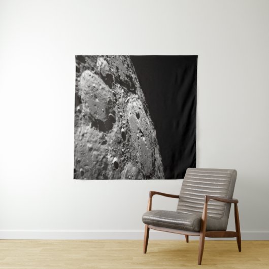 PHOTO OF MOON SURFACE WANDTEPPICH (Beispiel (Horizontal))