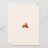 Photo Orange Poppies Wedding Script (Rückseite)