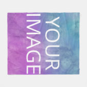 Photo personalized   fleecedecke (Vorderseite (Horizontal))