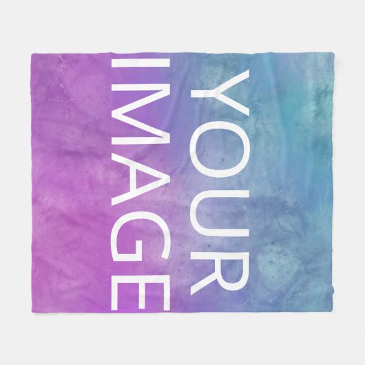 Photo personalized   fleecedecke (Vorderseite (Horizontal))