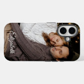 Photo Personalized Name Case-Mate iPhone Hülle (Rückseite (Horizontal))
