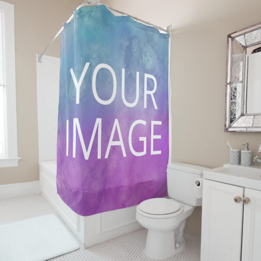 Photo personalized shower  duschvorhang (Beispiel)