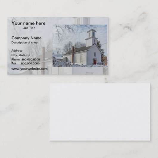 Photo Phantom Background template Visitenkarte (Vorne/Hinten)