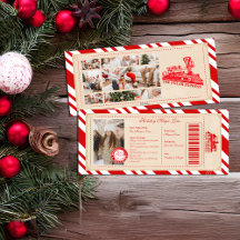 Photo Polar Express Christmas Ticket