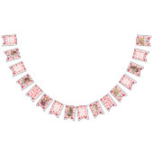 Photo Red Gingham Bows Berry First Bunting Flags Wimpelkette (Alle)