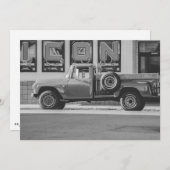 Photo Reprint American Pickup Truck Einladung (Vorne/Hinten)