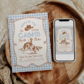 Photo Rodeo Birthday Invitation Einladung