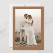 Photo Rustic Boots and Bubbly Bridal Shower Einladung (Rückseite)