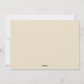 Photo Rustic Woodland Botanical Christmas Feiertagskarte (Rückseite)