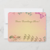 Photo Santa Flat Holiday Card Feiertagskarte (Rückseite)