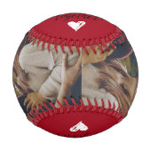 Photo Script Better Together Custom Baseball (Vorderseite)