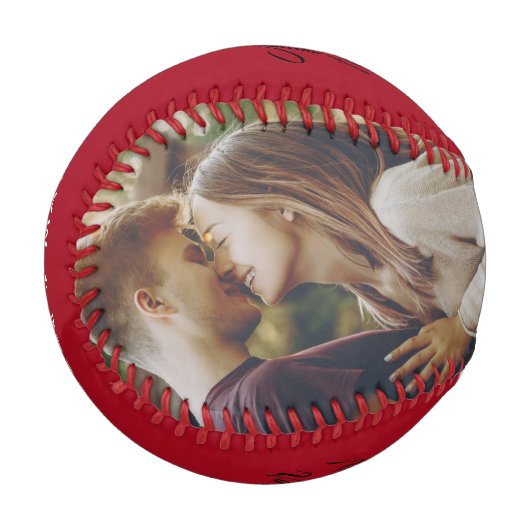 Photo Script Better Together Custom Baseball (Vorderseite Links)