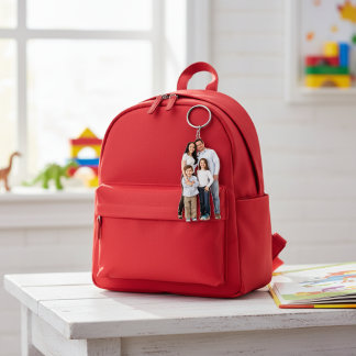 Photo Sculpture Keychain Fotoskulptur Schlüsselanhänger