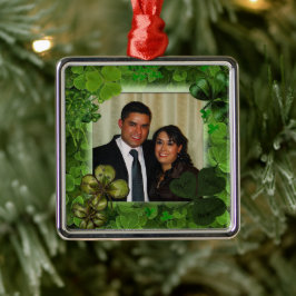 Photo St. Patrick's Day Ornament Aus Metall