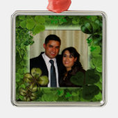 Photo St. Patrick's Day Ornament Aus Metall (Vorne)