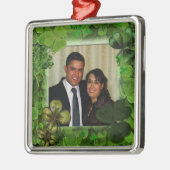 Photo St. Patrick's Day Ornament Aus Metall (Links)