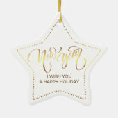 Photo Star Ornament Holiday (Hinten)