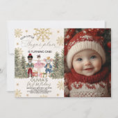 Photo Sugar Plum Nutcracker Invite Einladung (Vorderseite)