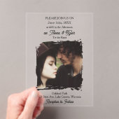 Photo Template Translucent| Photo Wedding Acryleinladungen (Insitu (Handheld))