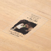 Photo Template Translucent| Photo Wedding Acryleinladungen (Ablage )