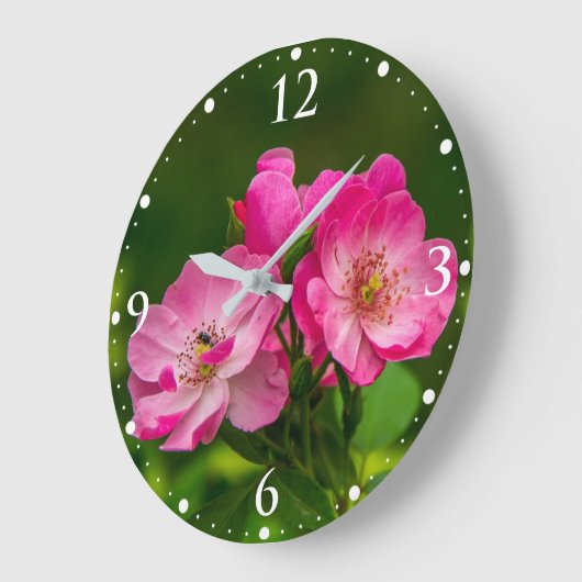 Photo Tile Große Wanduhr (Winkel)