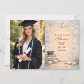 Photo Timeless Psychology Graduation Ankündigung (Vorderseite)