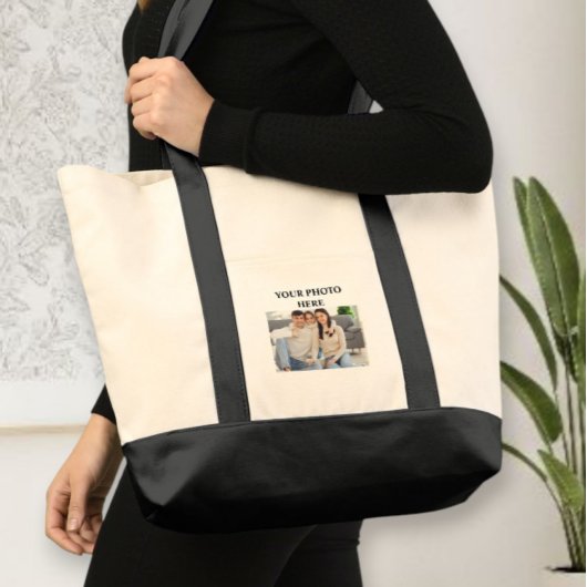 Photo Tote Bag, Custom Tote Bag With Photo, Custom Tragetasche