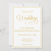 Photo Vintage Wedding Invitation Einladung (Vorderseite)