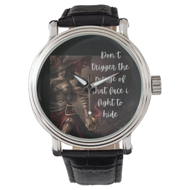 Photo Wallet Armbanduhr (Vorderseite)