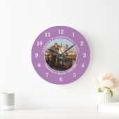 Photo Wedding Anniversary  Gift Wall  Large Clock Große Wanduhr (Zuhause)