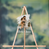 Photo Wedding Guest Signature Acrylschild (Neutral)