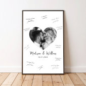 Photo Wedding Guest Signing Poster