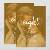 Photo Wedding Seating Chart (Vorne/Hinten)