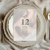 Photo Wedding Seating Chart Table Sign