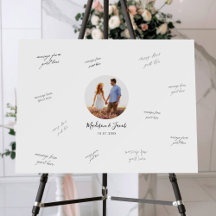 Photo Wedding Signature Guest Book Foam Board