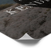 Photo wedding welcome sign, photo welcome poster (Ecke)