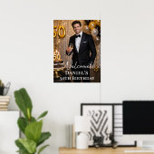 Photo welcome birthday party poster (Heimbüro)