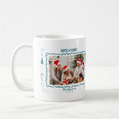Photo Whimsical Quirky Doodle Holiday Kaffeetasse (Links)