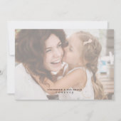 Photo Will You Be My flower Girl Navy Heart (Rückseite)