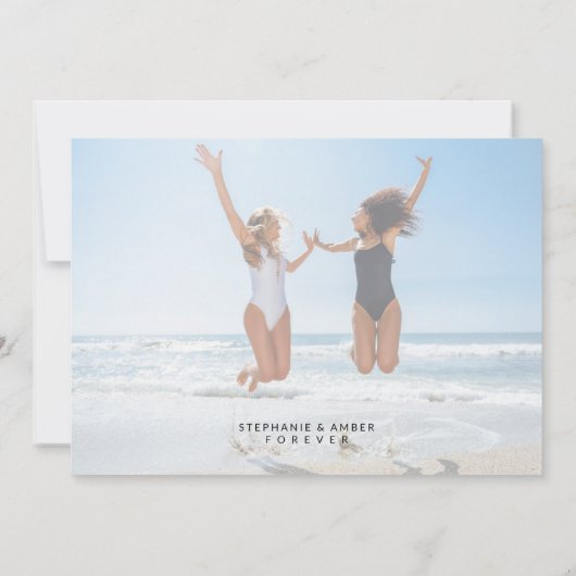 Photo Will You Be My Maid of Honor Navy Heart (Rückseite)