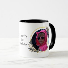 Photo with beautiful frame tasse