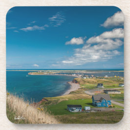 Photodorf auf dem Meerstrand Untersetzer