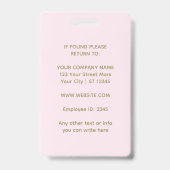 PhotoElegant Soft Gold Crown Ausweis (Rückseite)