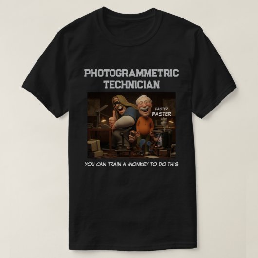 PHOTOGRAMMETRISCHER TECHNISCHER MITARBEITER T-Shirt (Design vorne)