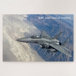 Photograph F-15 Strike Eagle fighter jet aircraft, Puzzle