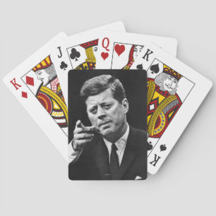 Photograph of John F. Kennedy 3 Spielkarten