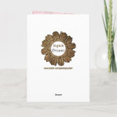 Photograph Pink Pomeranian Happy Mothers Day Karte (Rückseite)