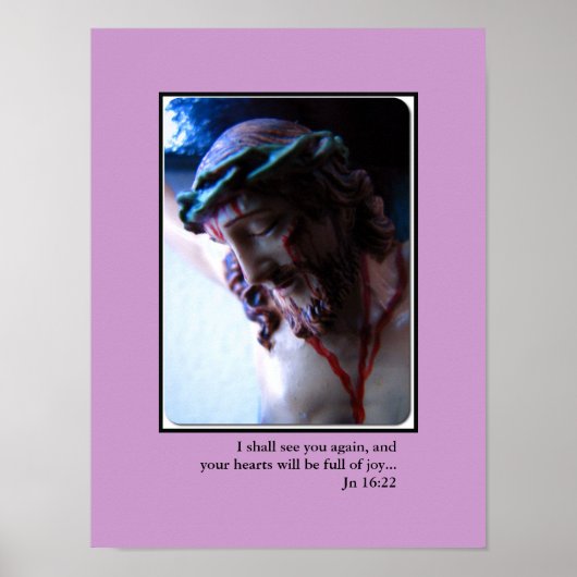 Photograph Sacred Face of Jesus Poster (Vorne)
