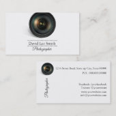 Photographer Business card Visitenkarte (Vorne/Hinten)